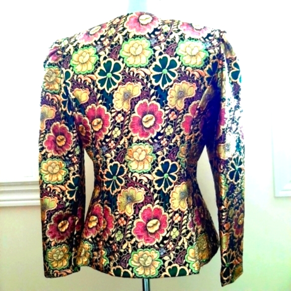 Liptons Metallic Brocade Jacket - Picture 3 of 5